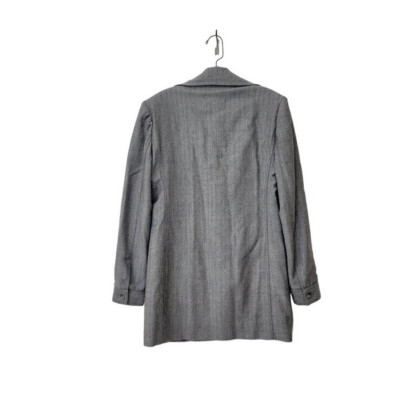 Vintage Oscar de la Renta Long Line Double Breasted Blazer Jacket - Picture 2 of 4